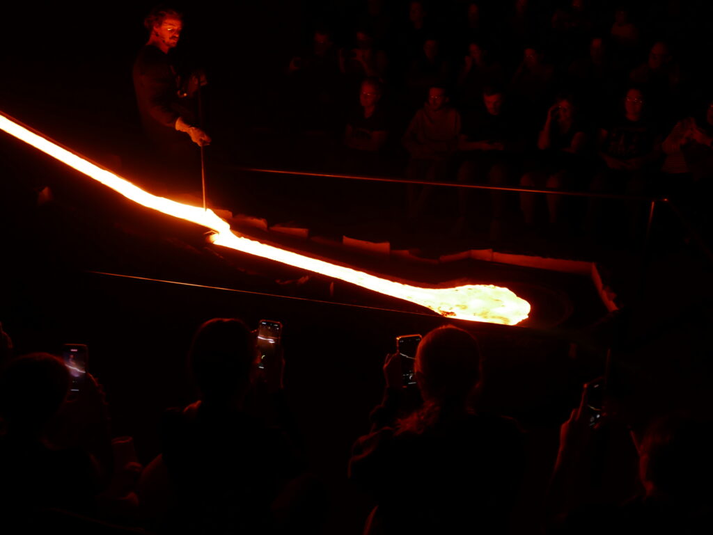 Lava show, Iceland