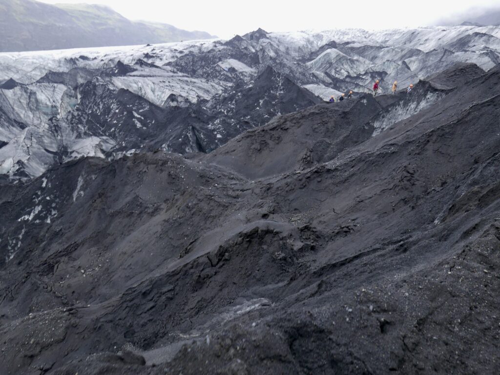 Solheimajokull glacier
